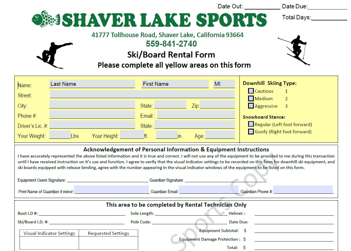 Ski Form